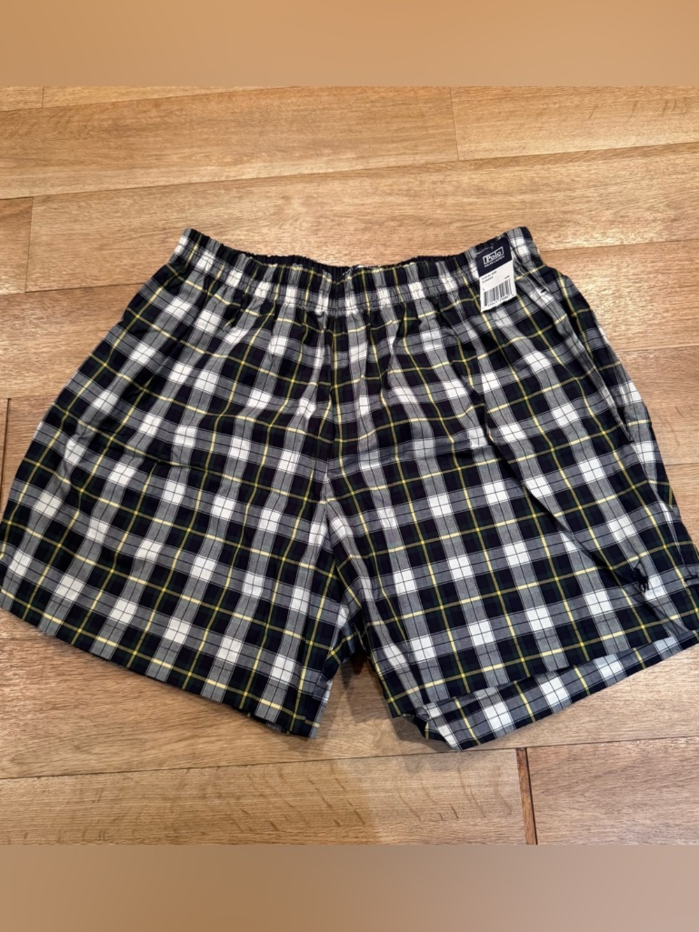 Ralph Lauren plaid swim shorts